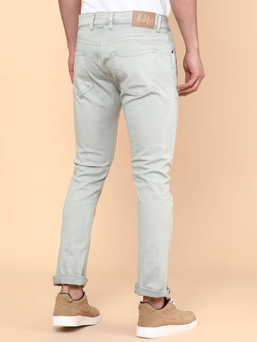 men green denim jeans - 22019524 -  Standard Image - 3