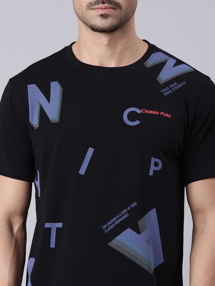 men printed short sleeve regular fit t-shirt - 22019652 -  Standard Image - 3