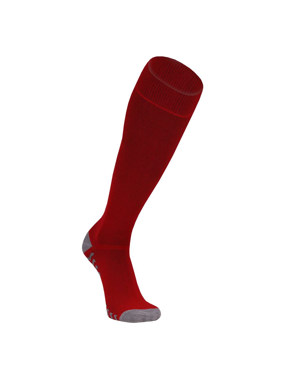 women maroon solid knee length socks