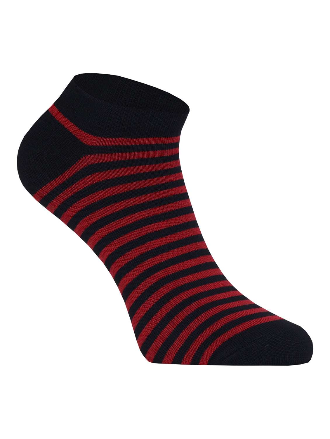  pack of 3 striped ankle length socks  - 22019744 -  Standard Image - 3