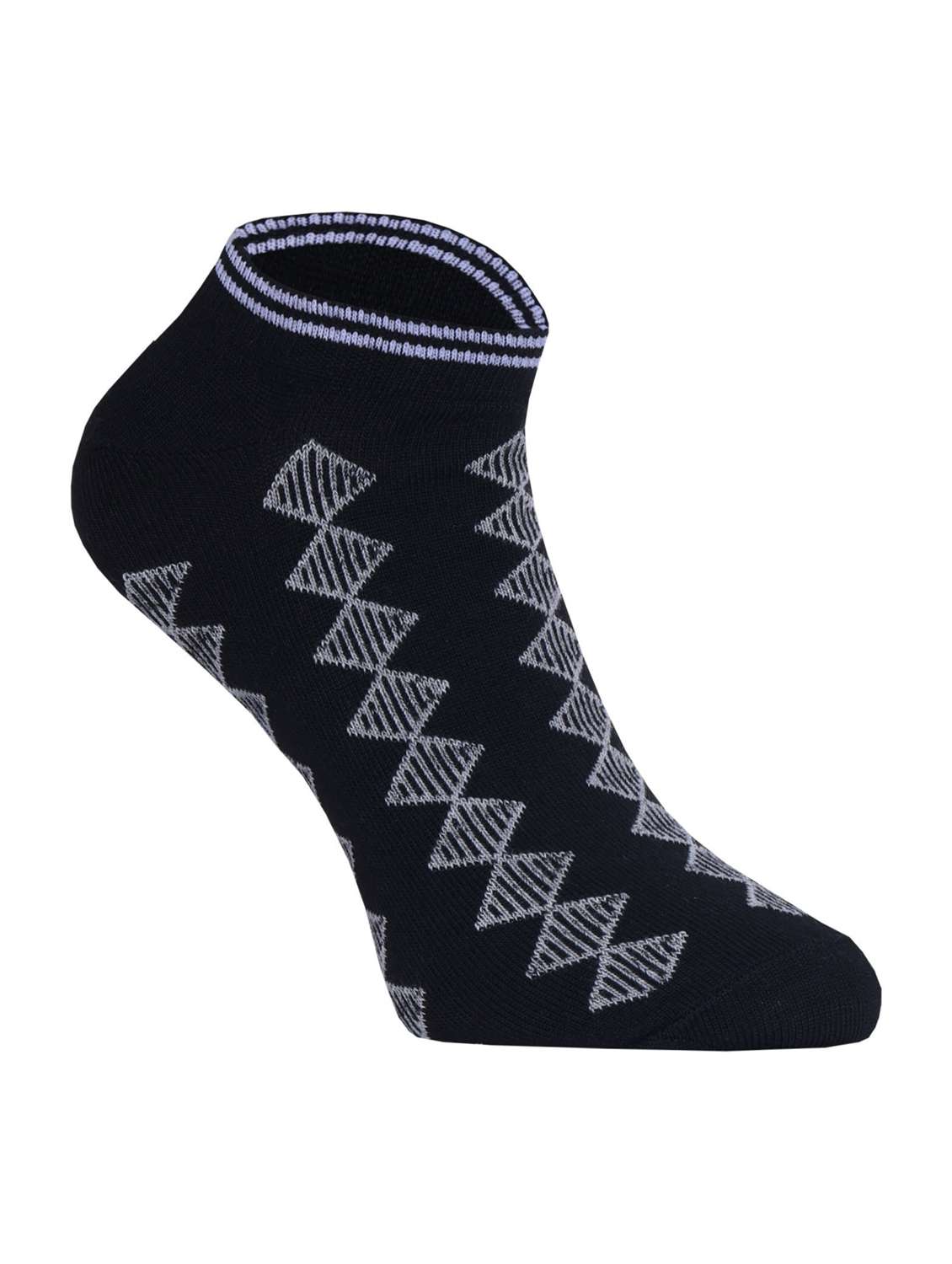  pack of 3 printed ankle length socks  - 22019749 -  Standard Image - 3