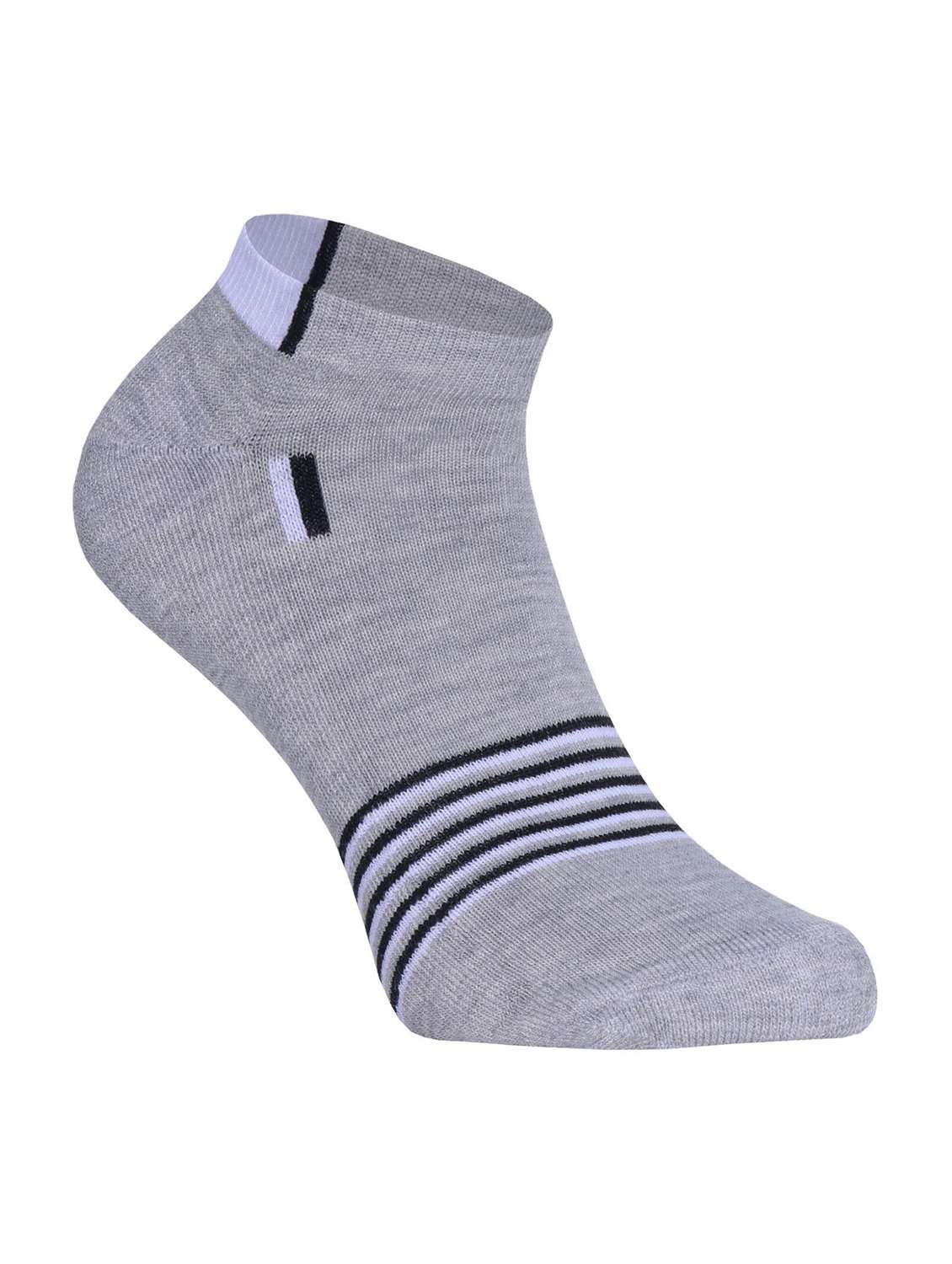 pack of 3 striped ankle length socks - 22019752 -  Standard Image - 3