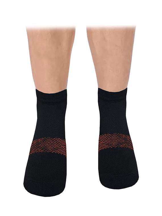 pack of 3 striped ankle length socks - 22019754 -  Standard Image - 3