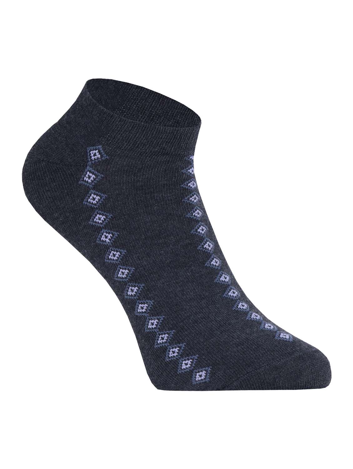 pack of 3 printed ankle length socks - 22019757 -  Standard Image - 3