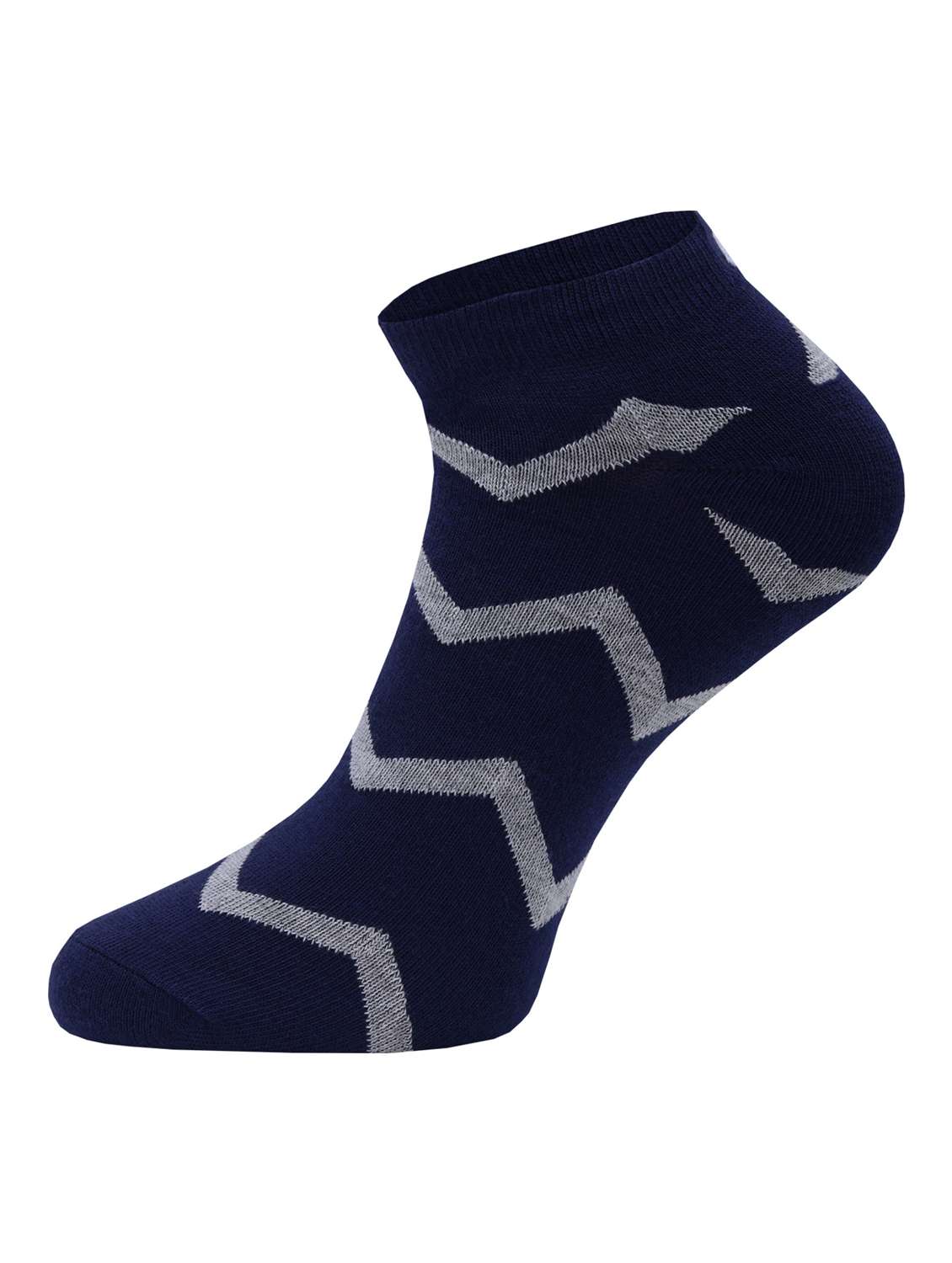 pack of 3 printed ankle length socks - 22019758 -  Standard Image - 3