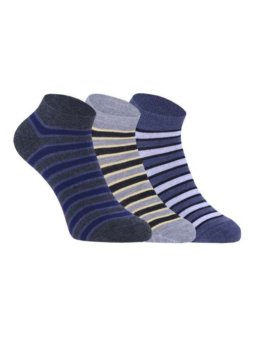 pack of 3 ankle length socks - 22019773 -  Standard Image - 0