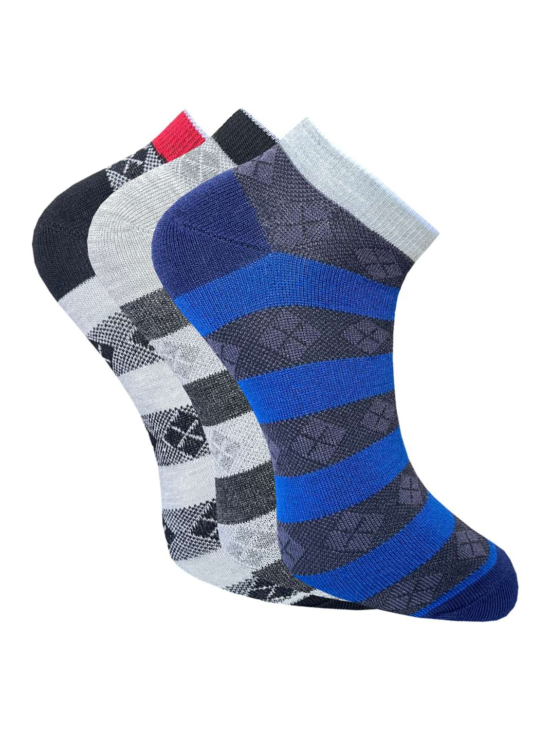pack of 3 ankle length socks