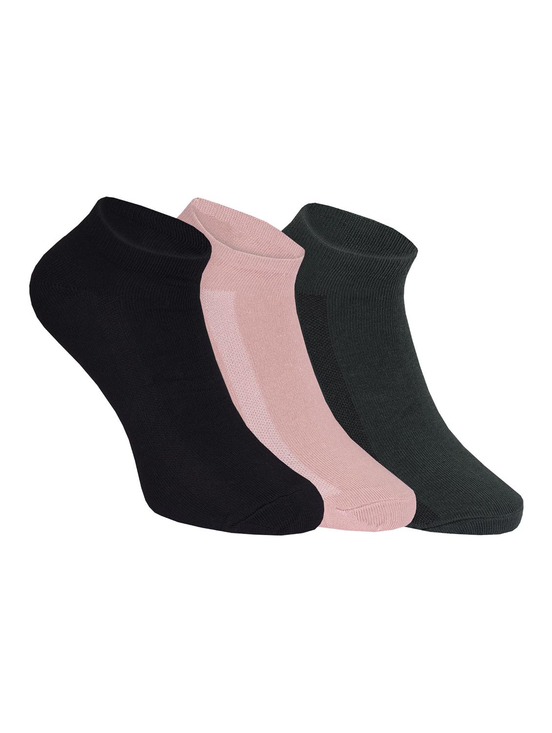 pack of 3 solid ankle length socks - 22019795 - Zoom Image - 0