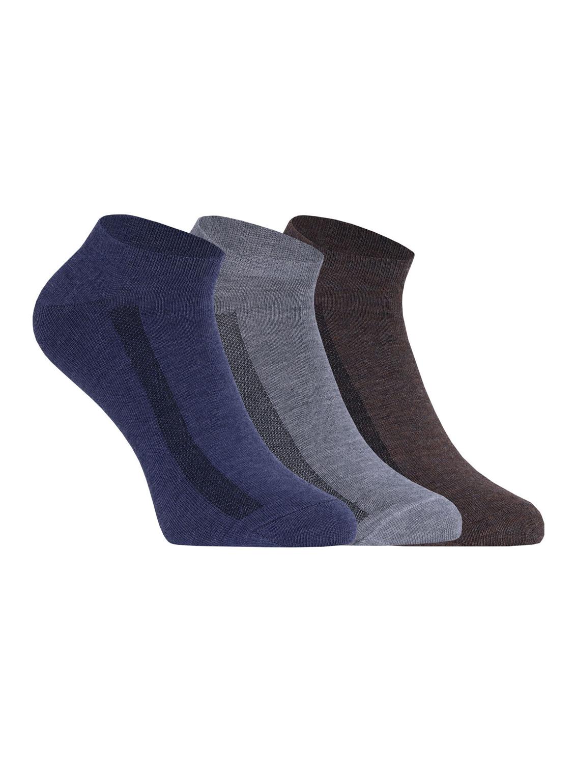 pack of 3 solid ankle length socks - 22019798 - Zoom Image - 0