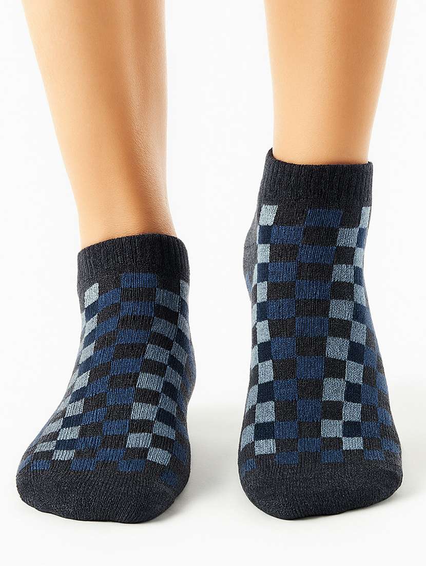 pack of 3 ankle length socks - 22019835 -  Standard Image - 3