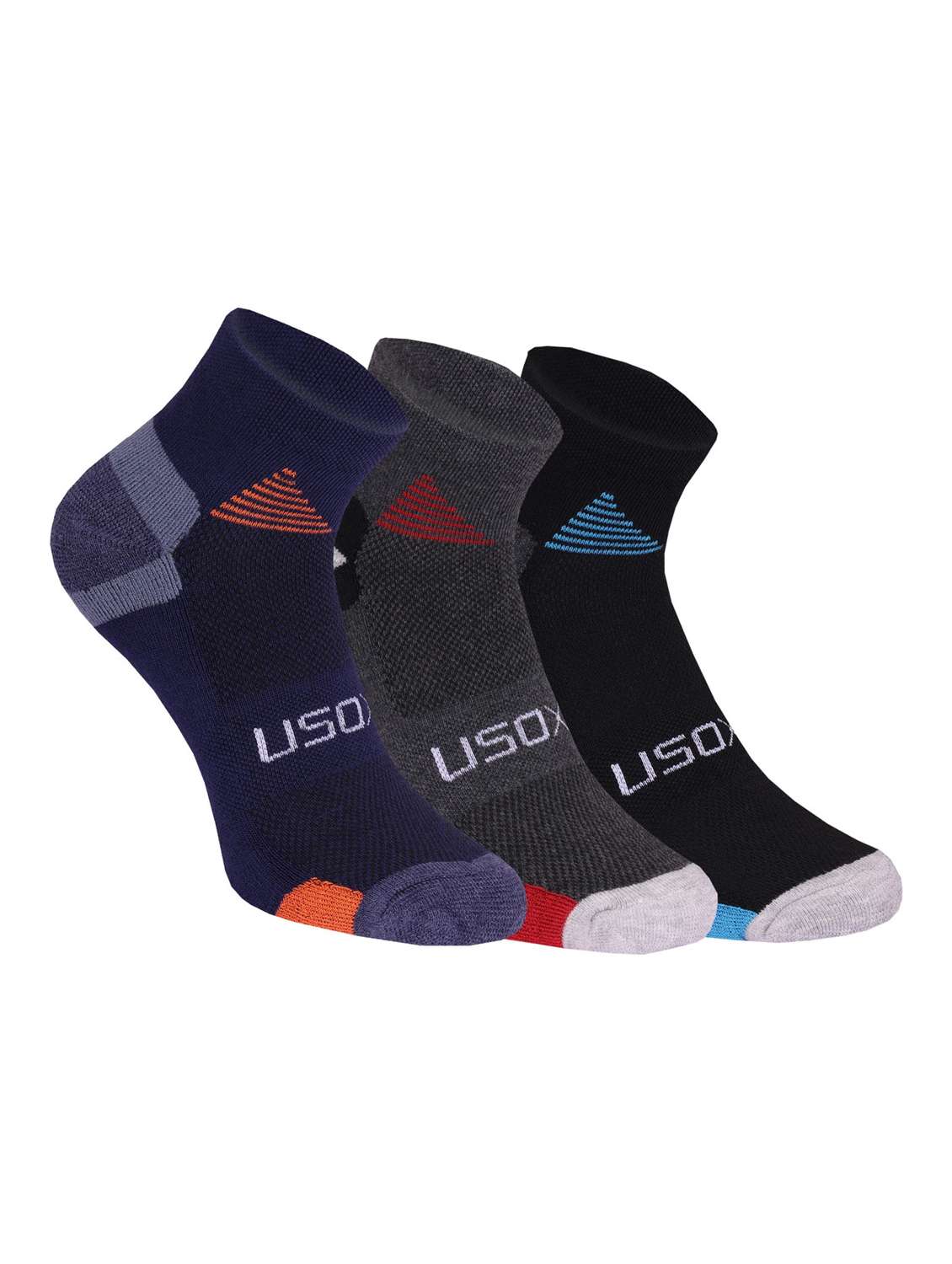 pack of 3 ankle length socks