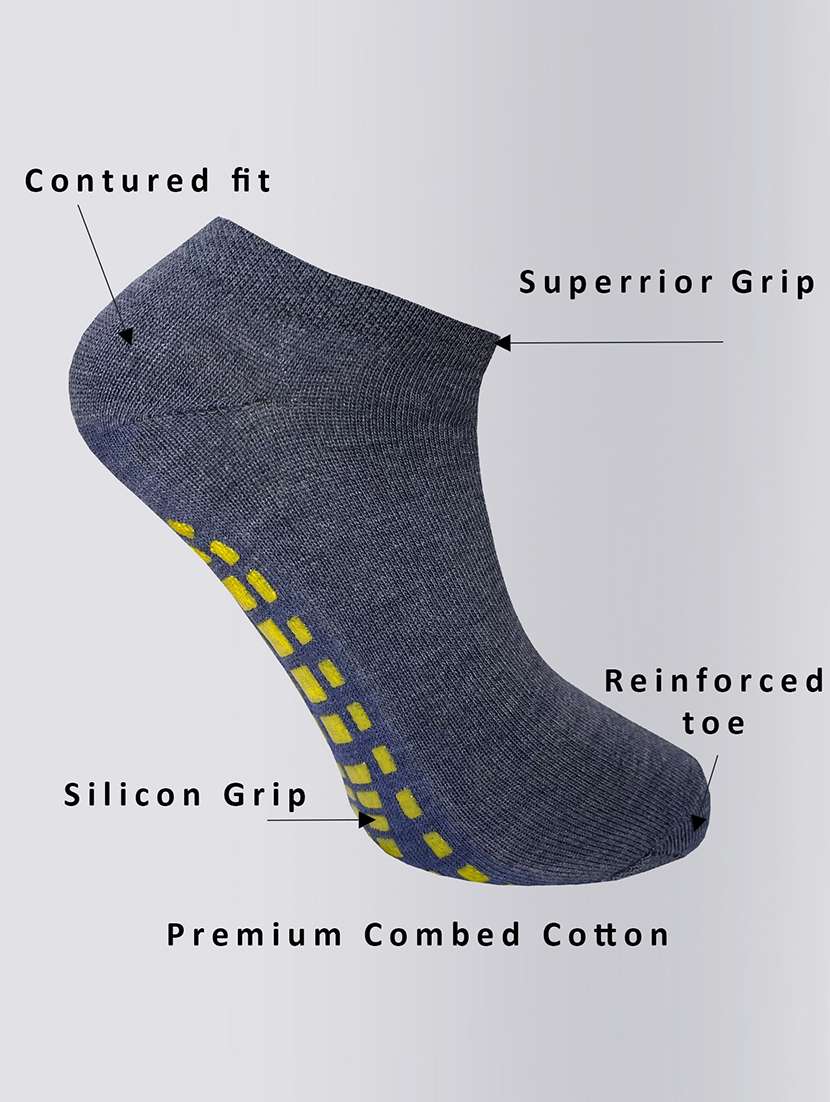 women solid ankle length socks - 22019871 -  Standard Image - 3