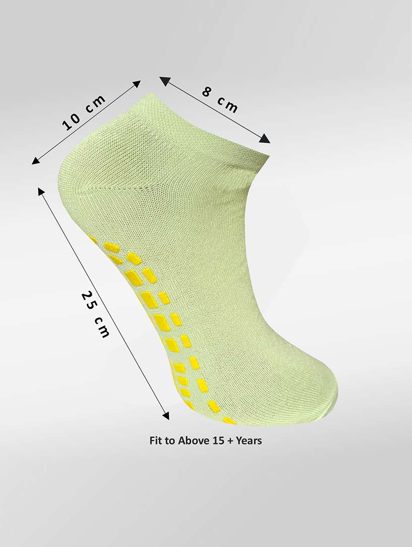 pack of 2 solid ankle length socks - 22019876 -  Standard Image - 3