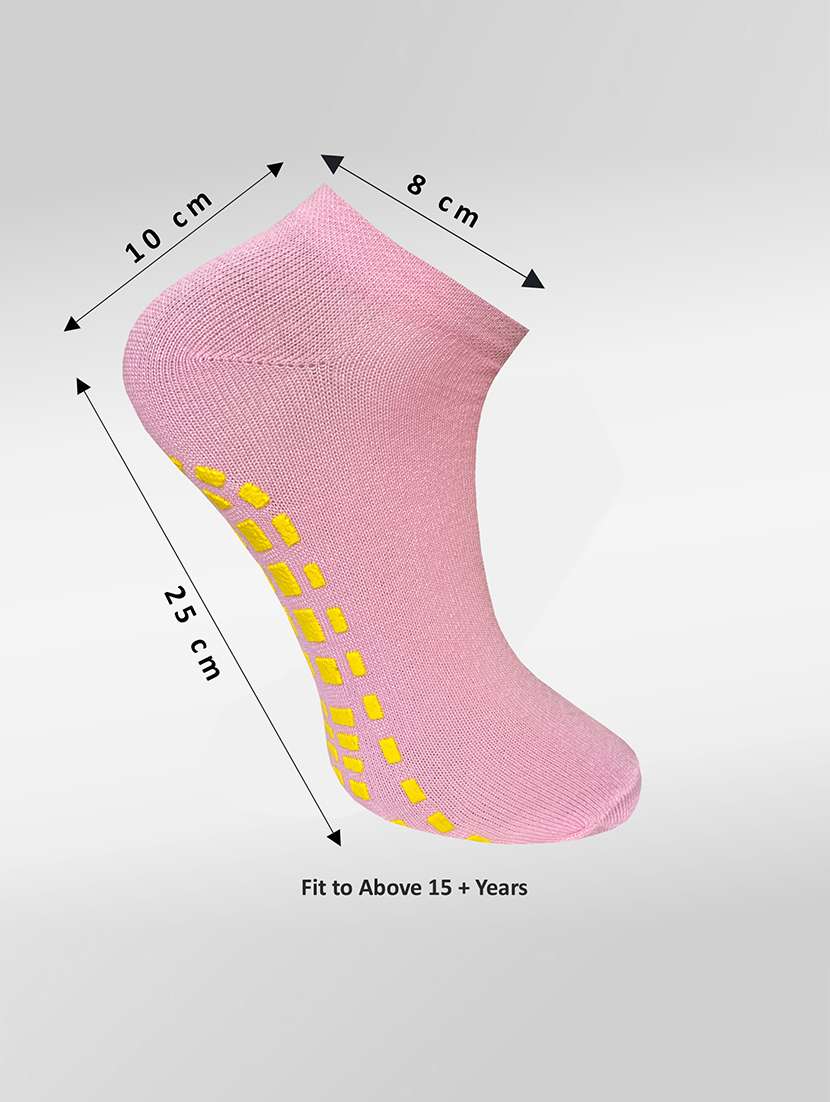 pack of 2 solid ankle length socks - 22019884 -  Standard Image - 3