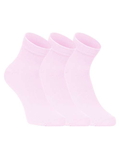 pack of 3 solid ankle length socks - 22019909 - Standard Image - 0