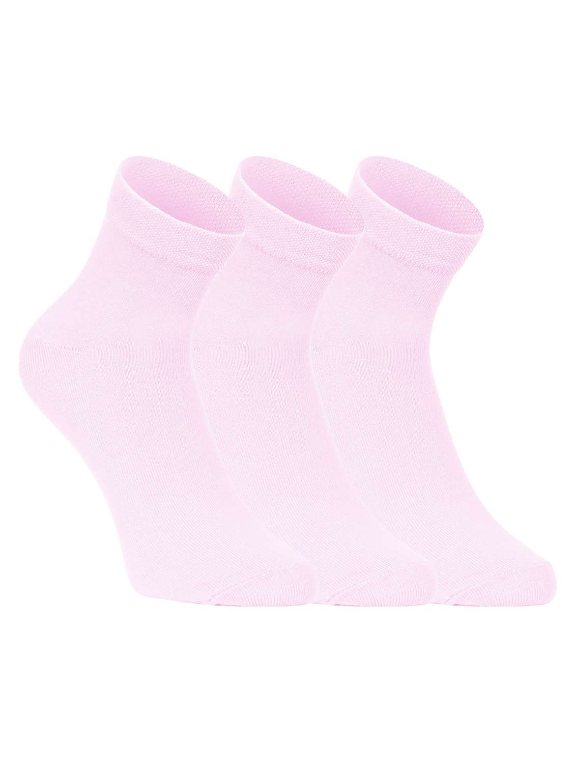 pack of 3 solid ankle length socks - 22019909 - Zoom Image - 0