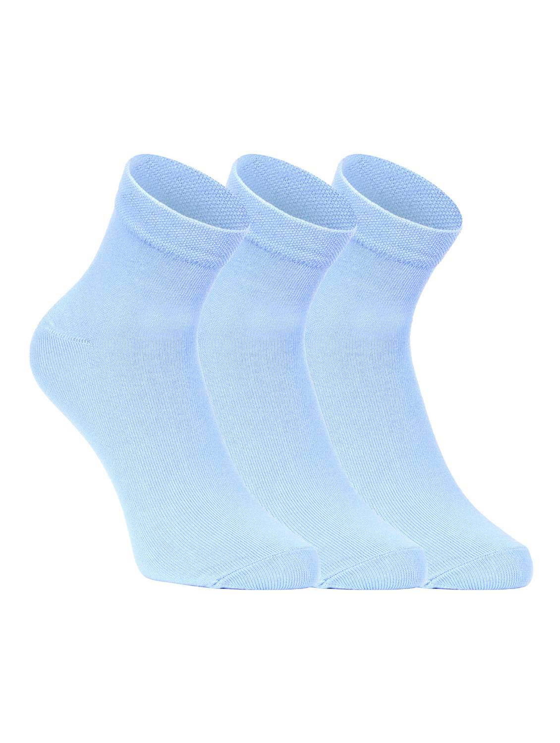 pack of 3 solid ankle length socks - 22019910 - Zoom Image - 0