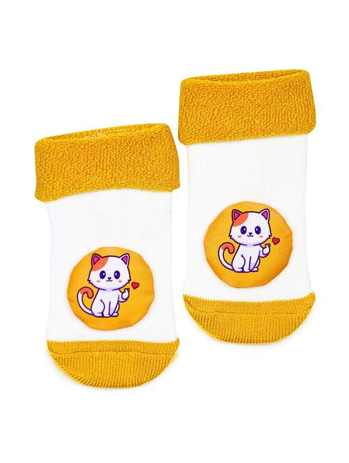kids yellow ankle length socks - 22019917 -  Standard Image - 0