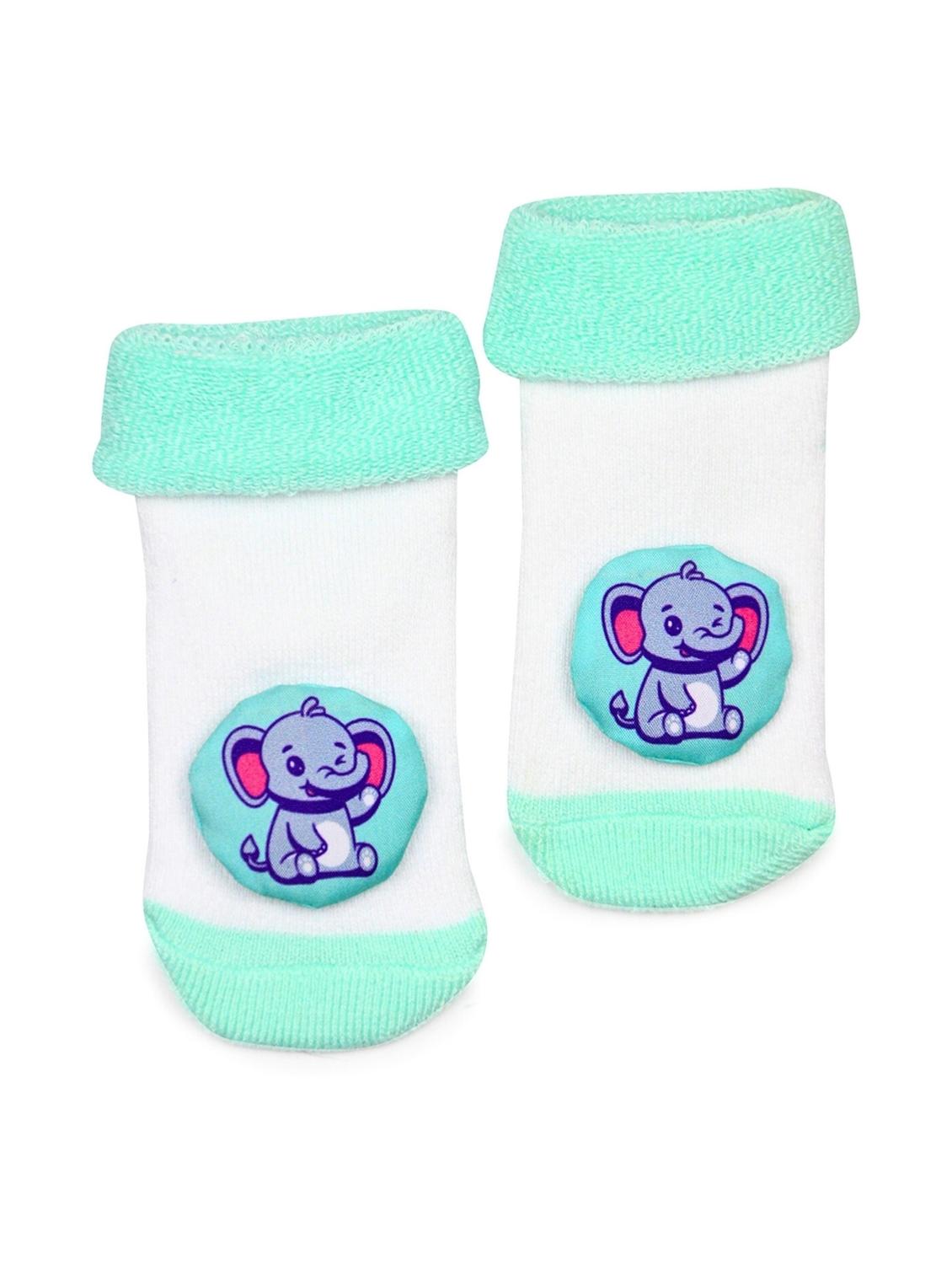 kids blue solid ankle length socks - 22019918 -  Zoom Image - 0