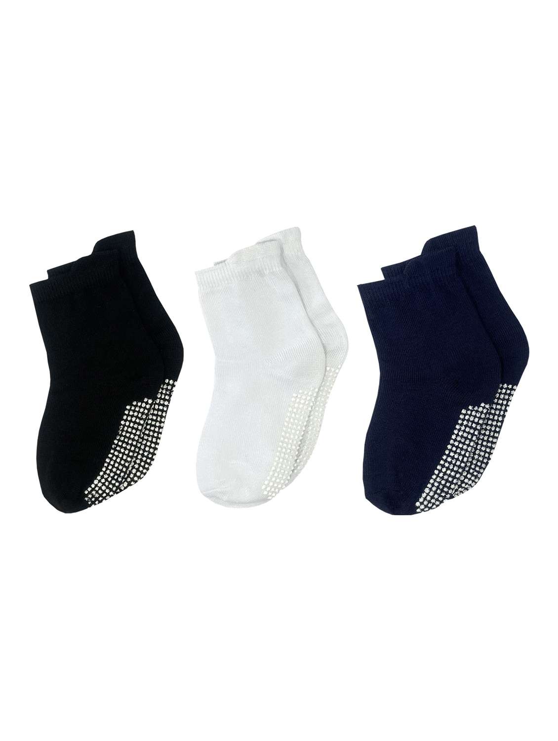 boys pack of 3 solid ankle length socks - 22019924 - Zoom Image - 0