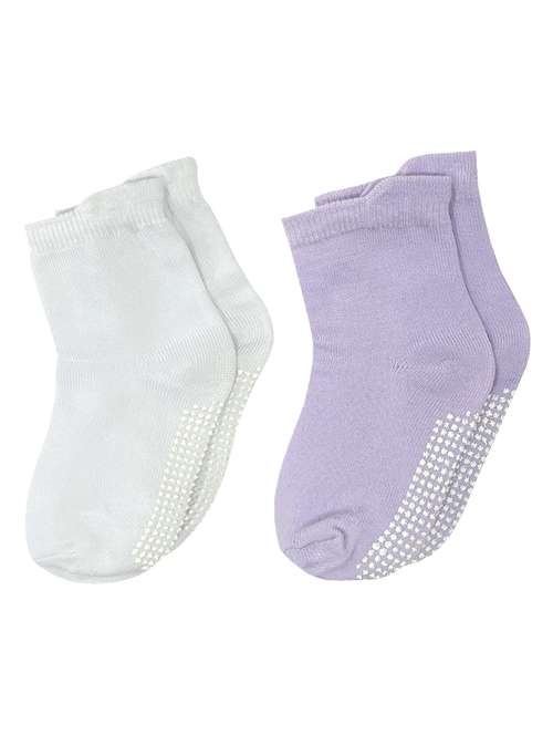 boys pack of 2 solid ankle length socks - 22019927 - Standard Image - 0