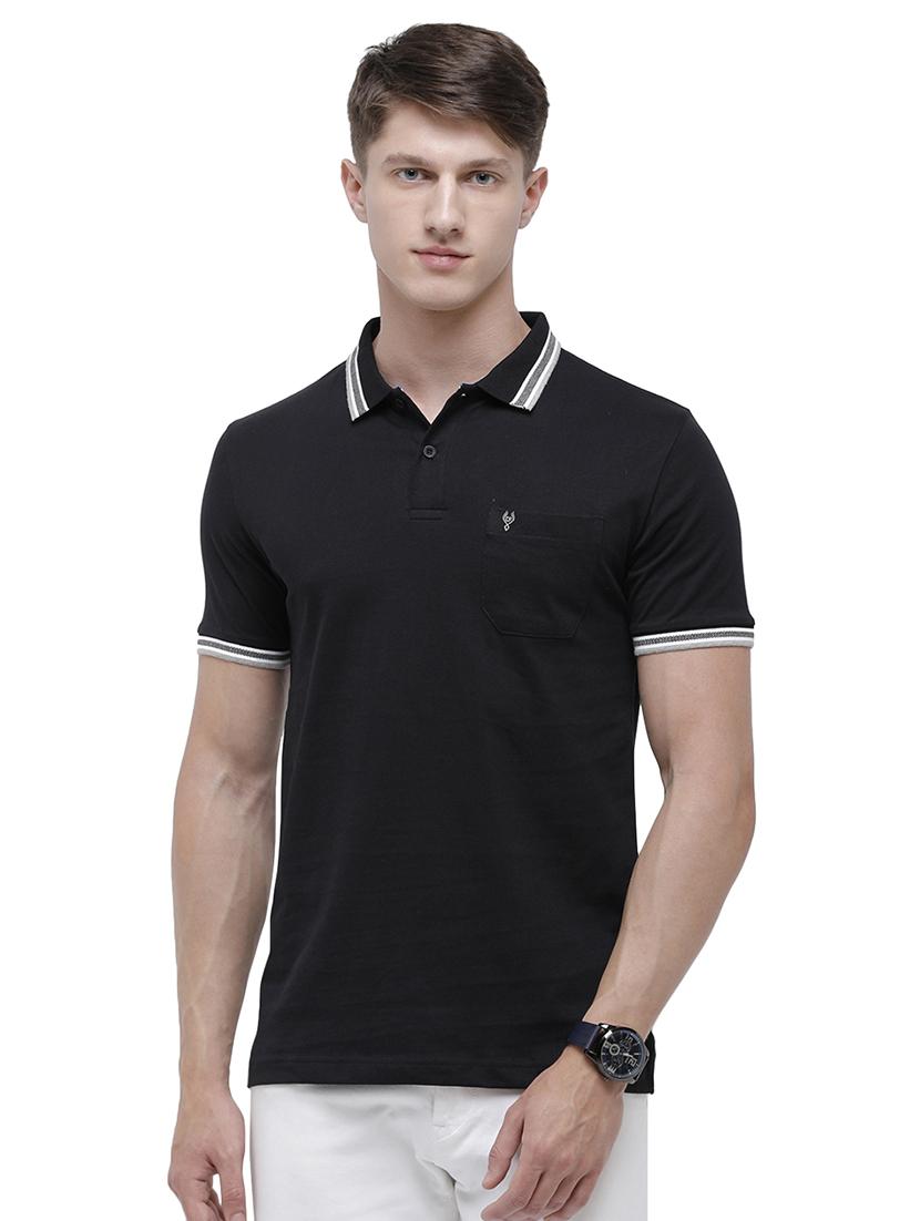 men solid short sleeve regular fit polo t-shirt