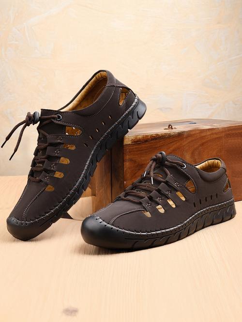 men brown lace up shoe - 22020278 -  Standard Image - 0