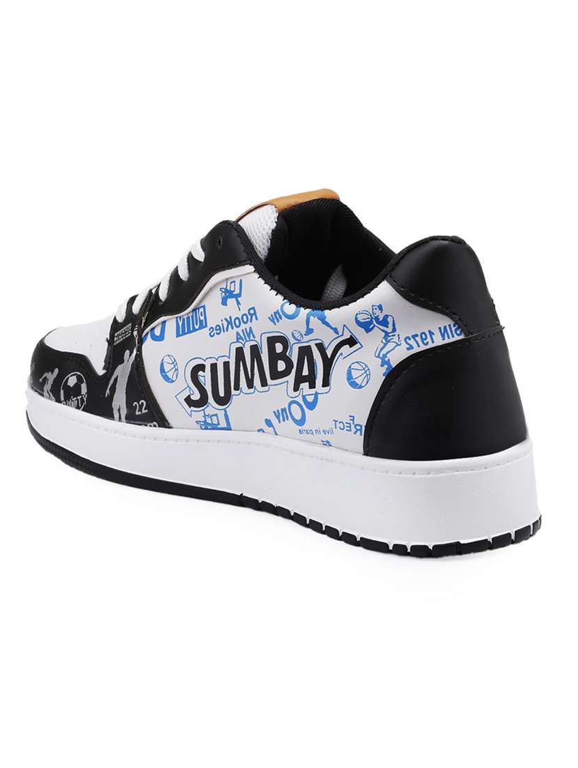 men printed lace up sneaker - 22020284 - Standard Image - 3