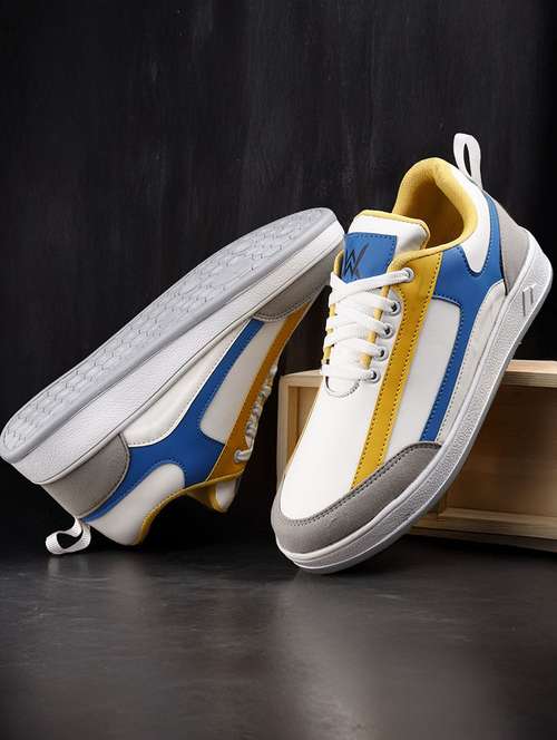 men color block lace up sneaker - 22020291 -  Standard Image - 0