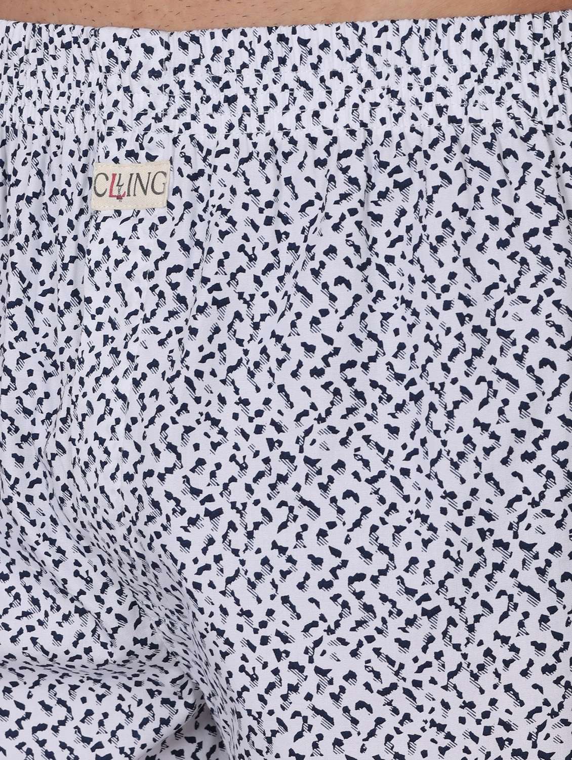 men printed mid rise loungewear boxer - 22020299 -  Standard Image - 5