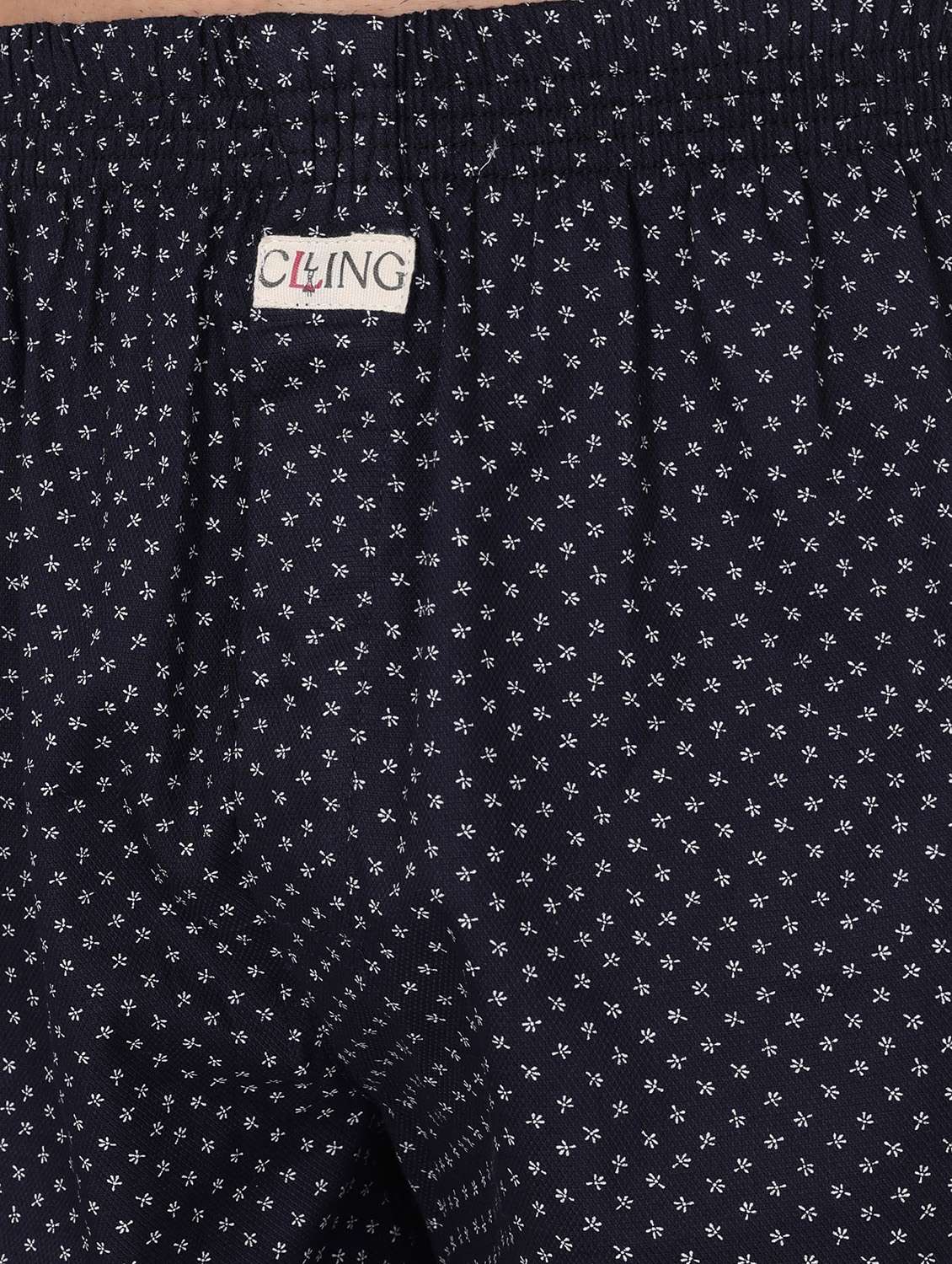 men printed mid rise loungewear boxer - 22020302 -  Standard Image - 5