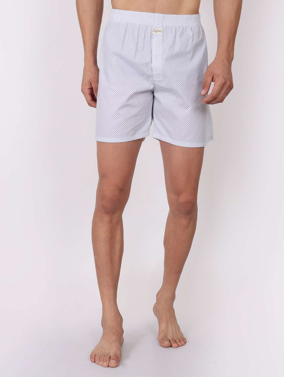 men printed mid rise loungewear boxer