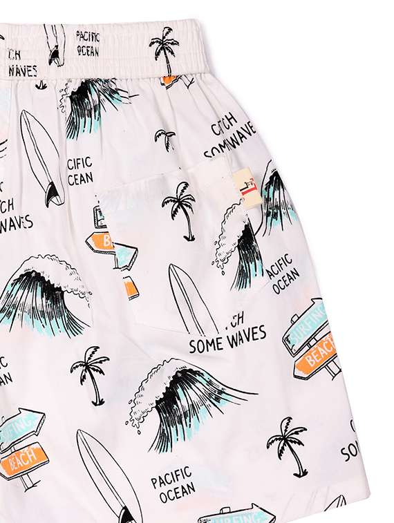 boys printed mid rise boxer - 22020306 -  Standard Image - 3