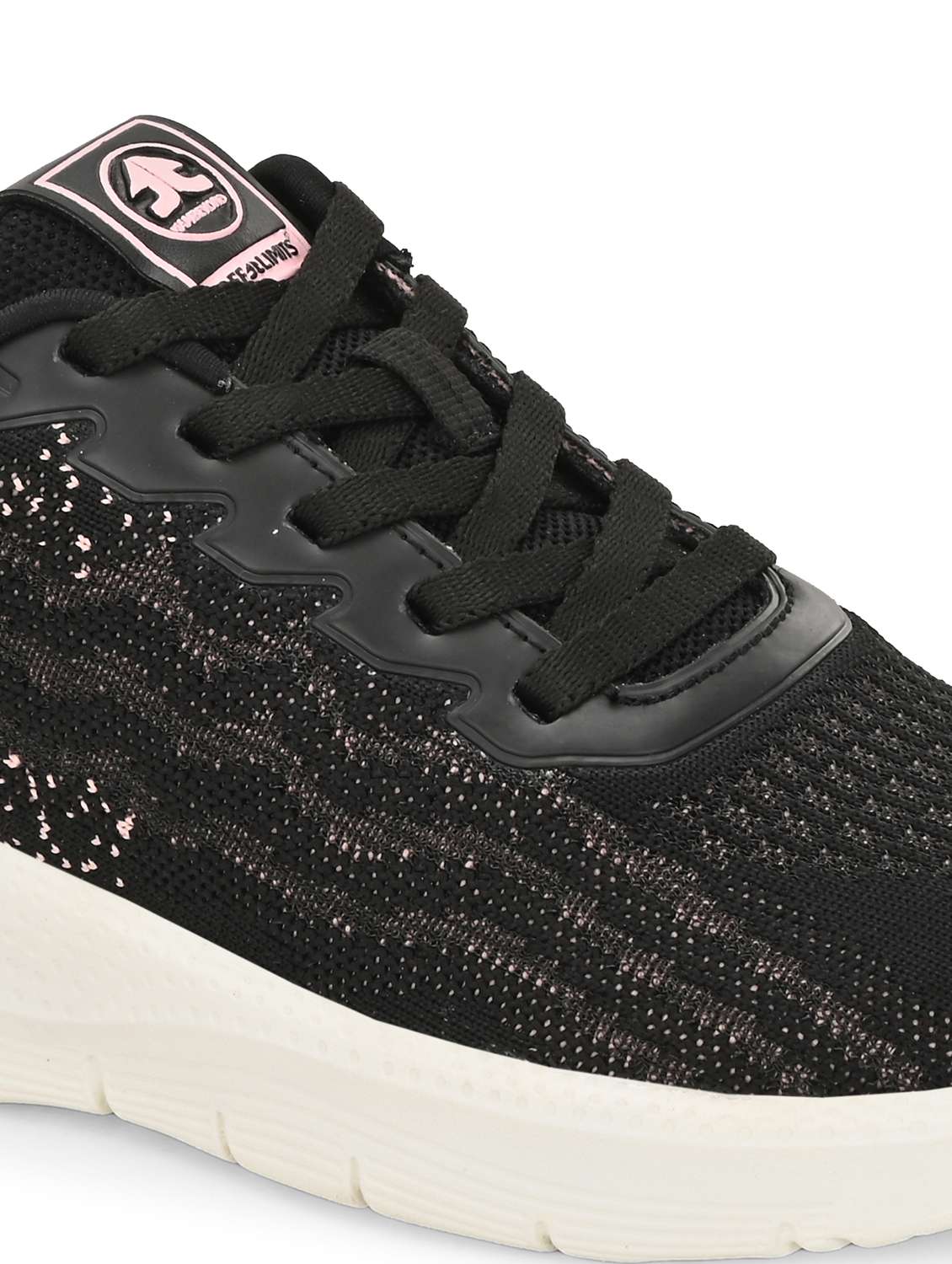 black flyknit laceup sports shoes - 22020321 - Standard Image - 5