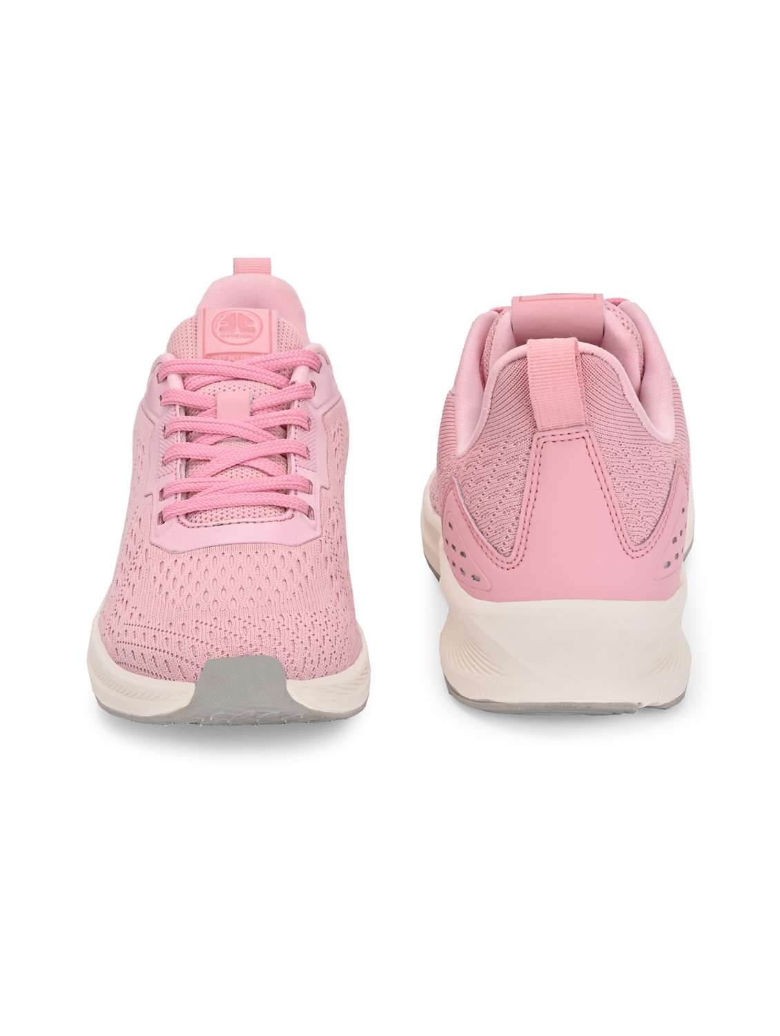 pink flyknit laceup sports shoes - 22020322 - Standard Image - 3