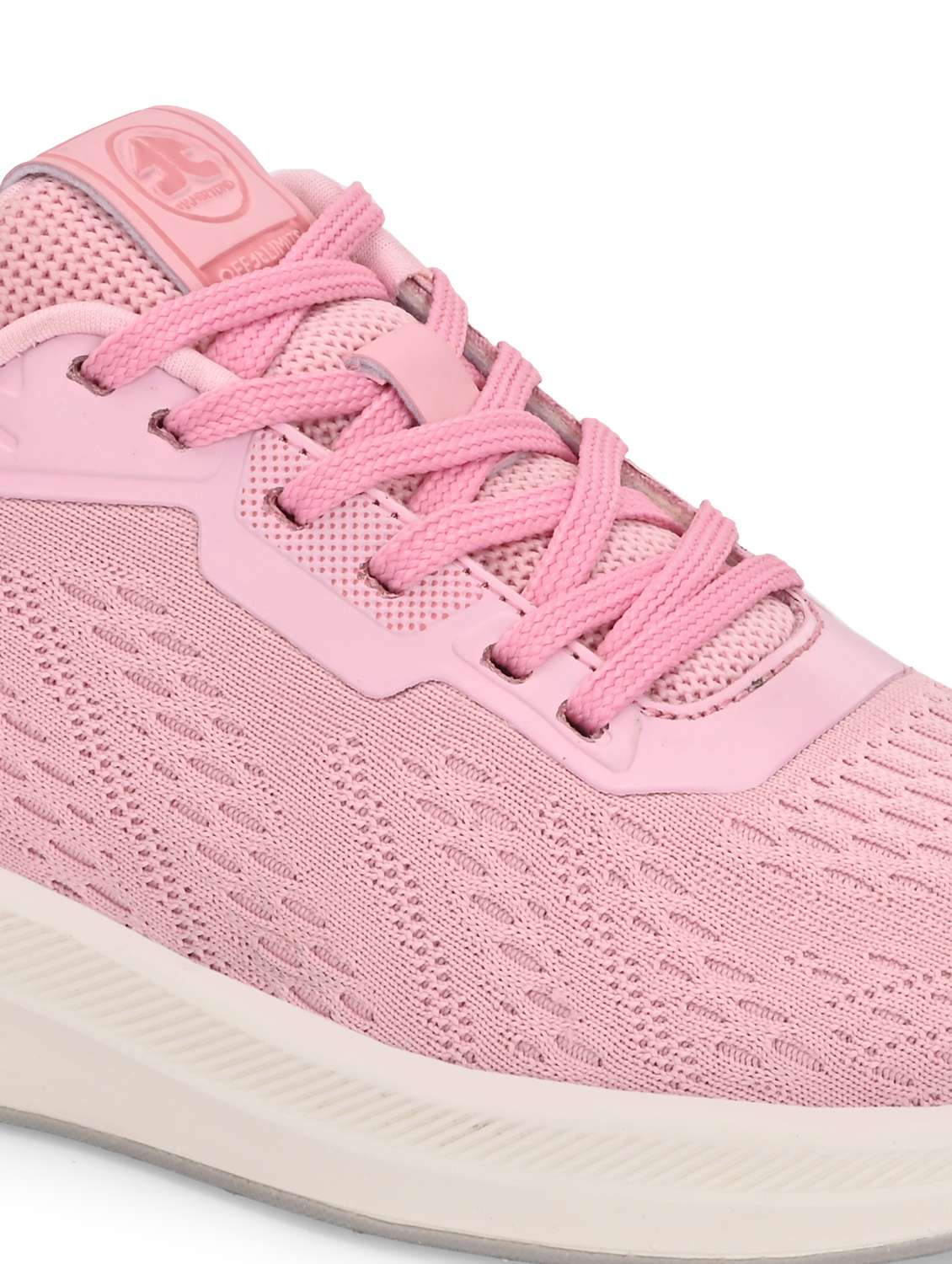 pink flyknit laceup sports shoes - 22020322 - Standard Image - 5