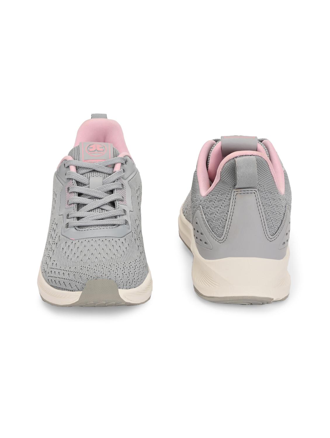 grey flyknit laceup sports shoes - 22020323 - Standard Image - 3