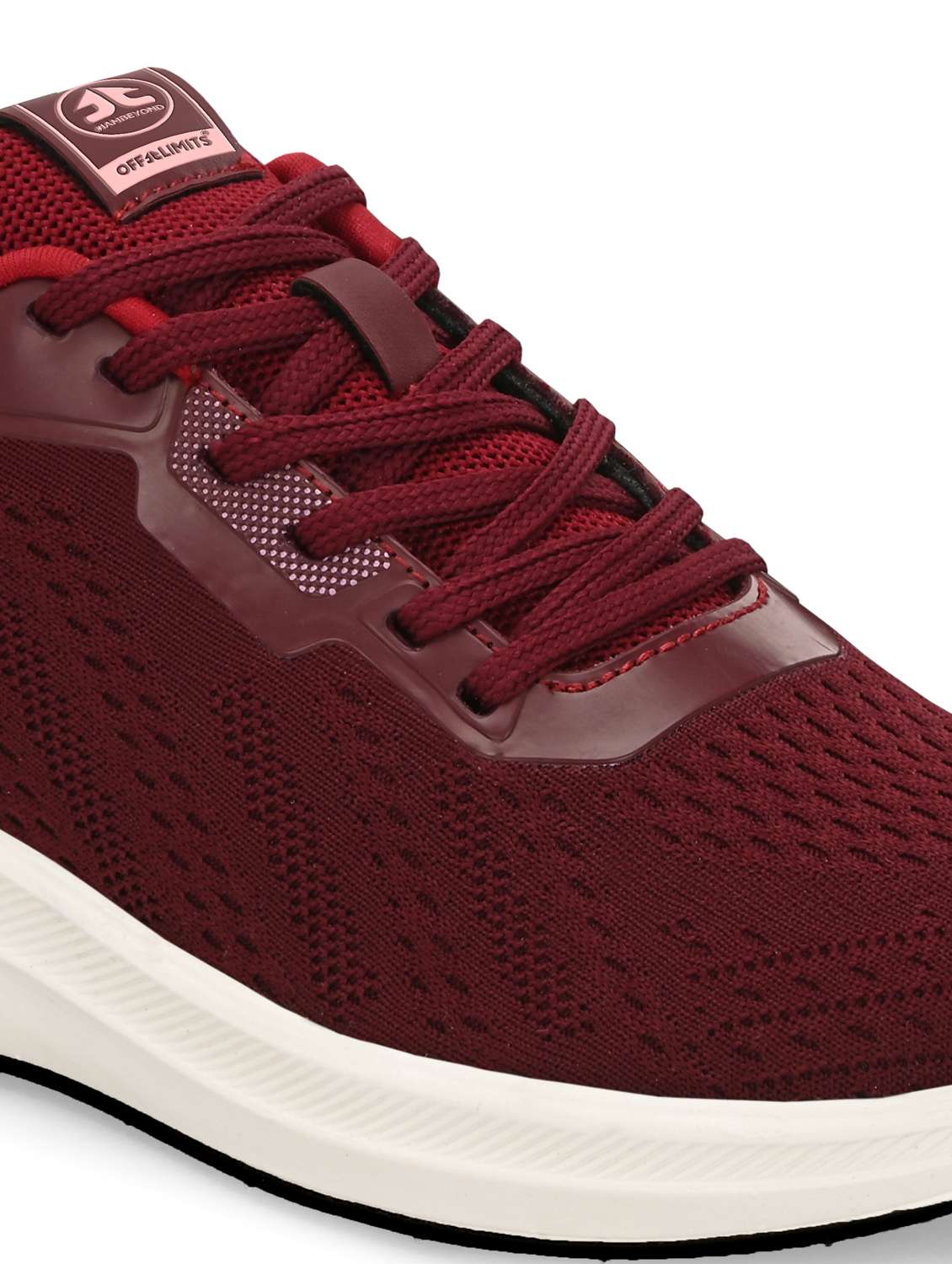 maroon flyknit laceup sports shoes - 22020325 - Standard Image - 5