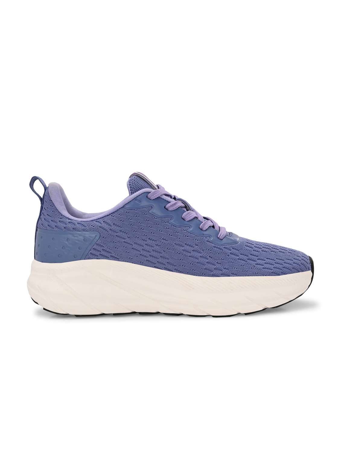 purple flyknit laceup sports shoes - 22020328 - Standard Image - 3
