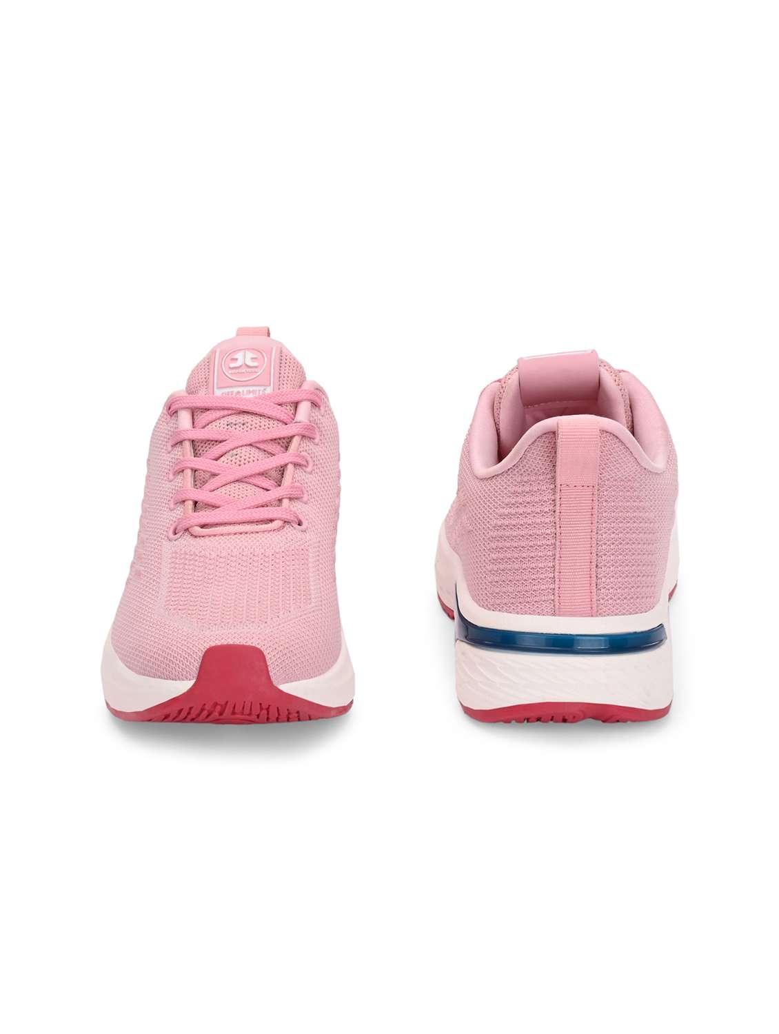 pink flyknit laceup sports shoes - 22020334 - Standard Image - 3