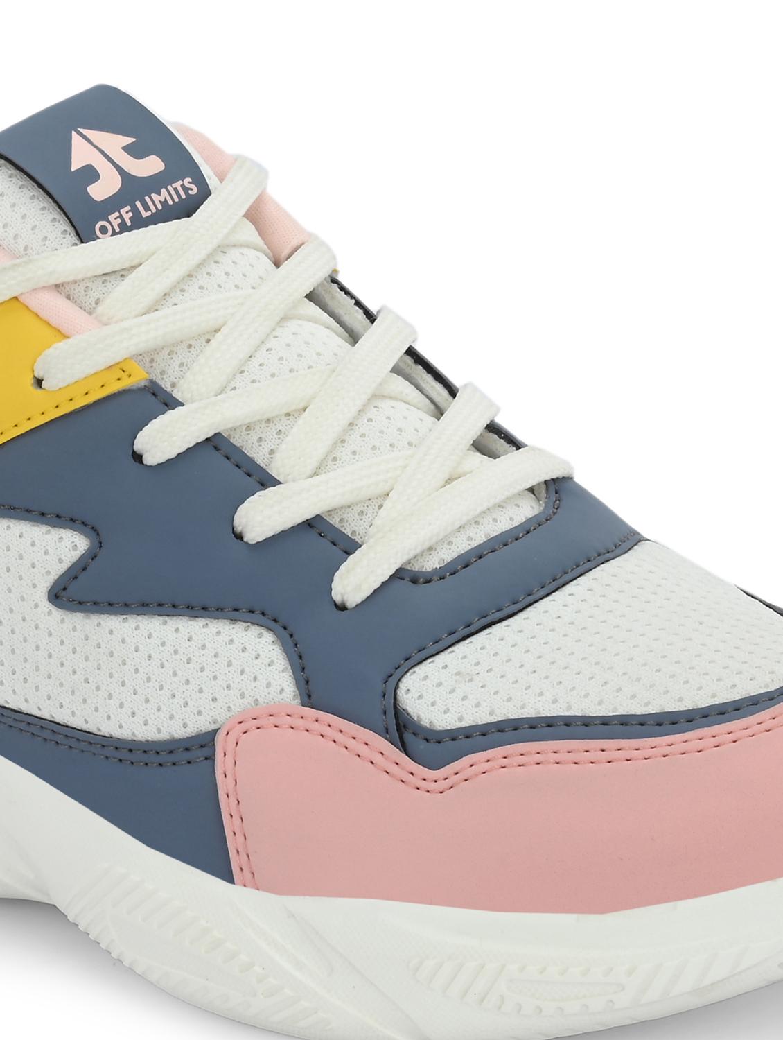 women pink lace-up sports shoe - 22020335 - Standard Image - 5