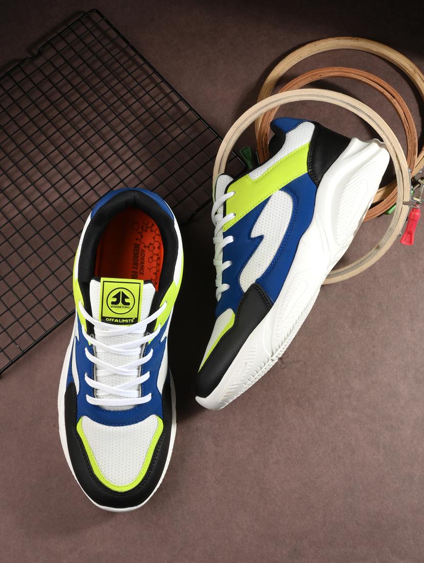 women color blocked lace-up sports shoe - 22020336 -  Zoom Image - 0