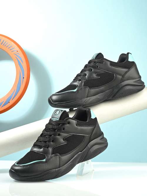 women black lace-up sports shoe - 22020337 -  Standard Image - 0