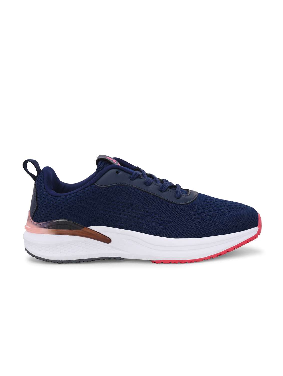 navy blue flyknit laceup sports shoes - 22020346 - Standard Image - 3