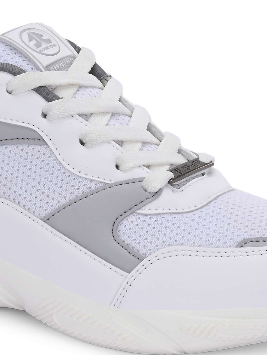 women off white lace-up sports shoe - 22020348 -  Standard Image - 5