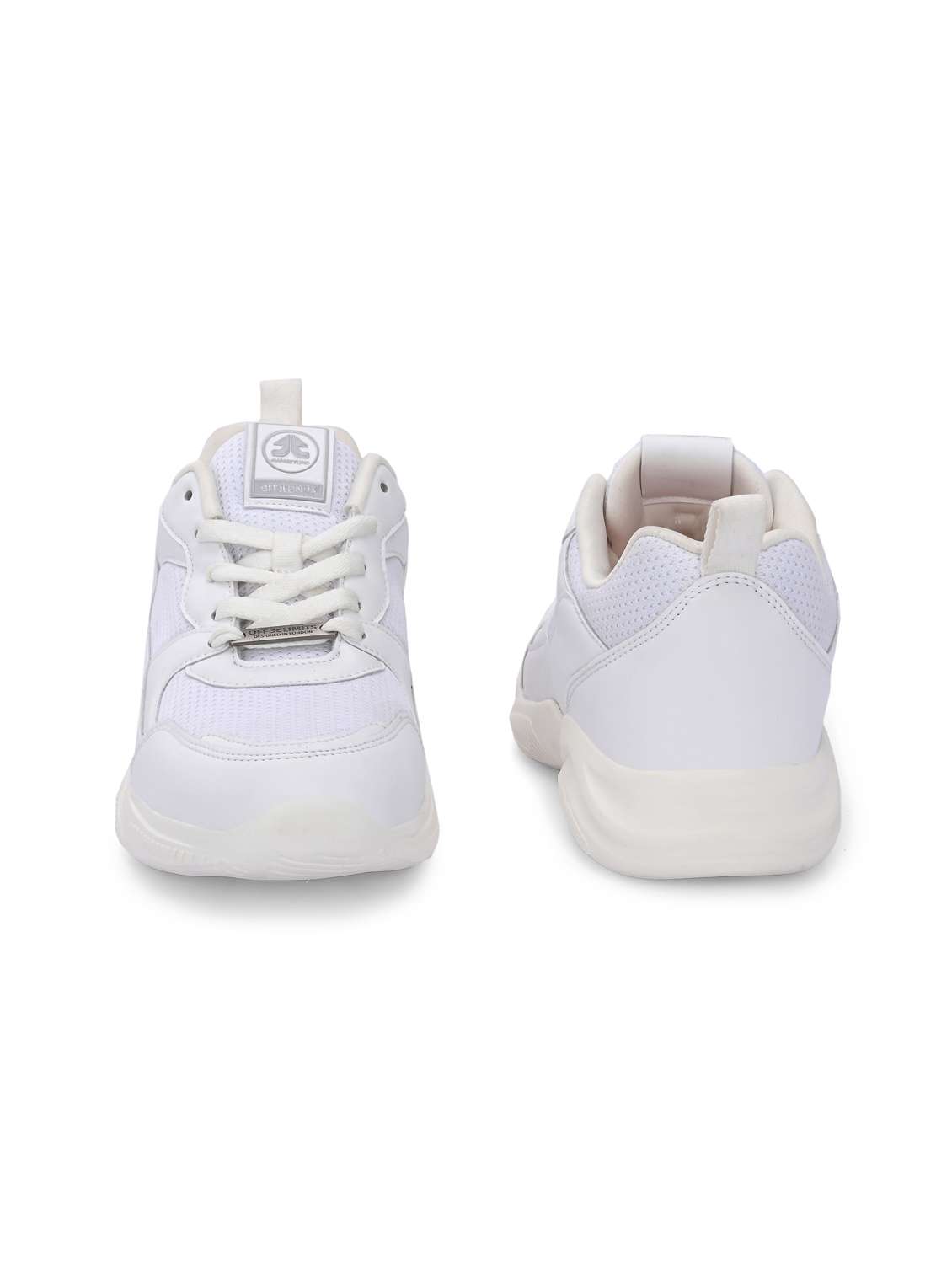 women off white lace-up sports shoe - 22020349 -  Standard Image - 3