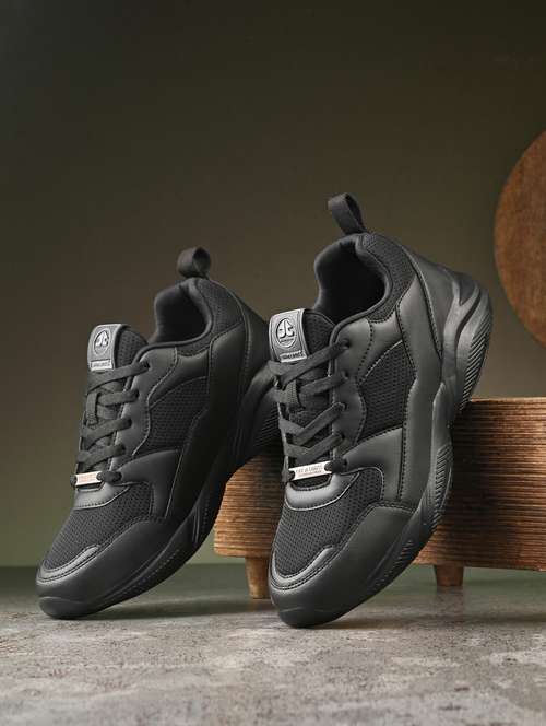 women black lace-up sports shoe - 22020352 -  Standard Image - 0