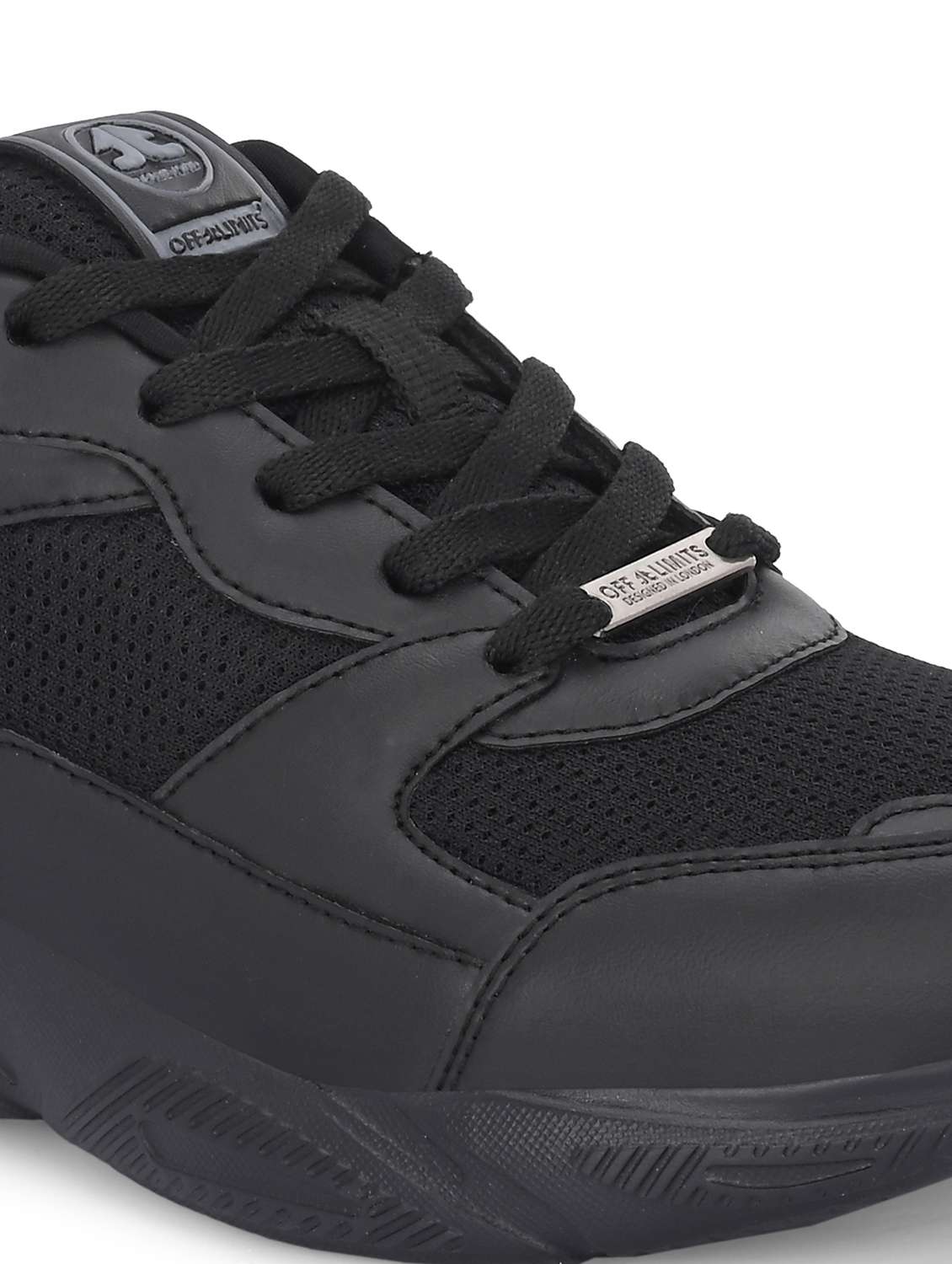 women black lace-up sports shoe - 22020352 -  Standard Image - 5