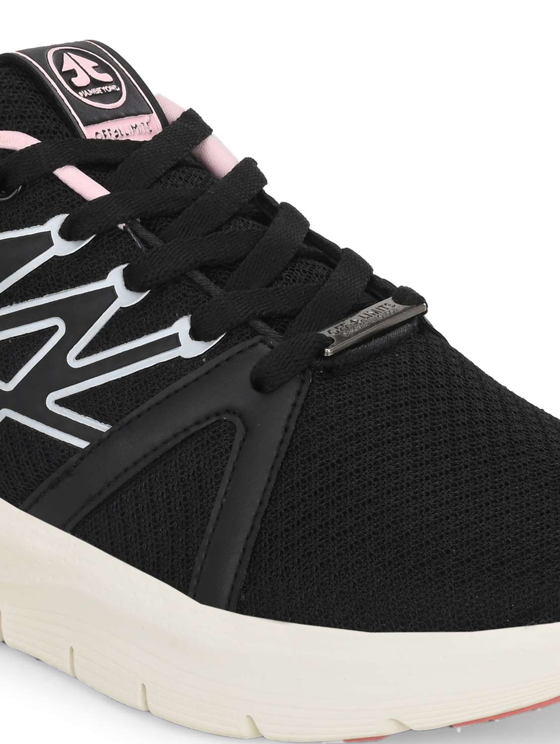 women black lace-up sports shoe - 22020357 - Standard Image - 5