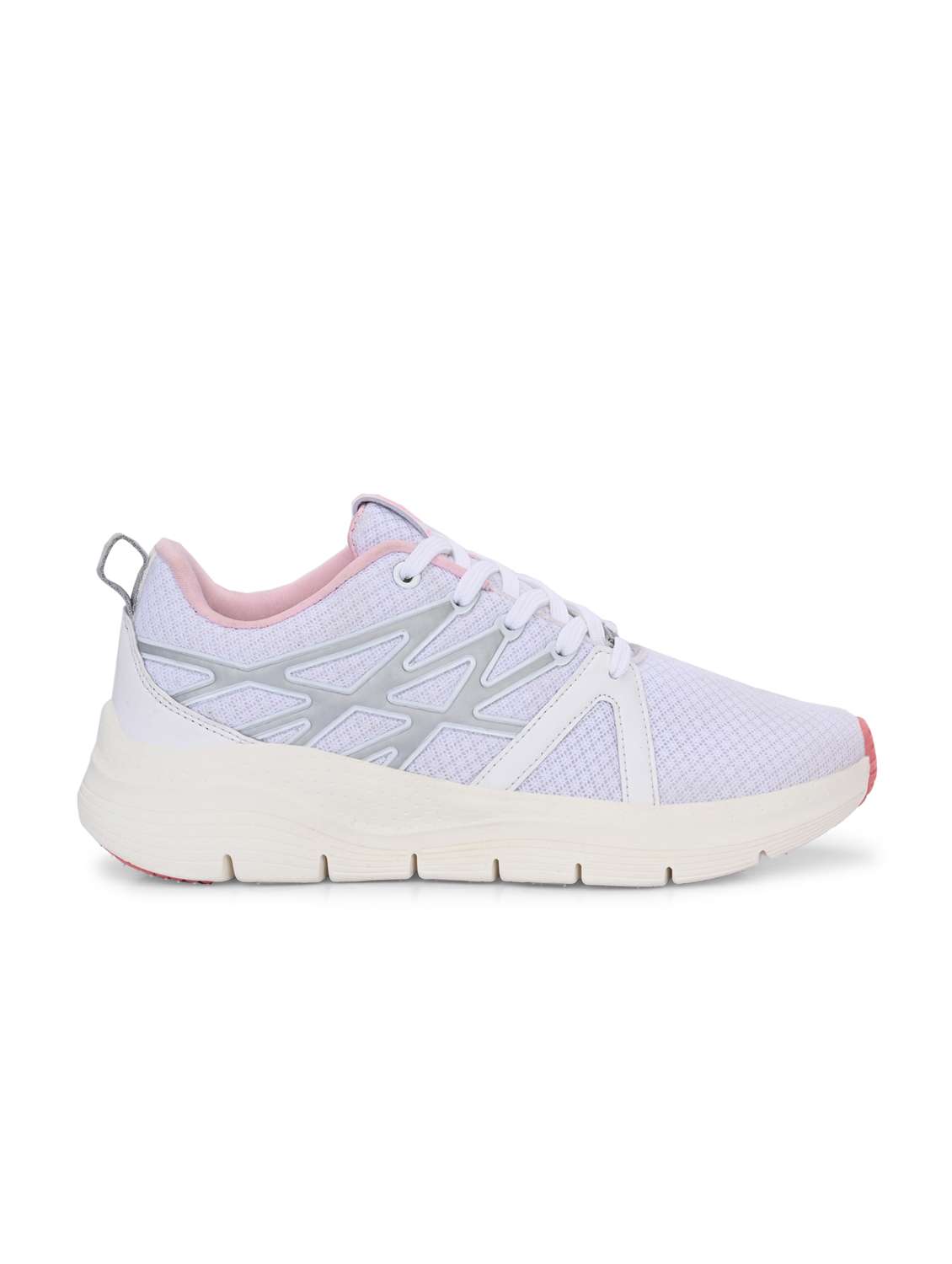 women off white lace-up sports shoe - 22020359 -  Standard Image - 3